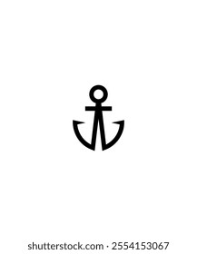  SIMPLE ANCHOR LOGO ICON SHAPE FOR BUSINESS