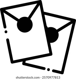 simple angpao icon illustration design