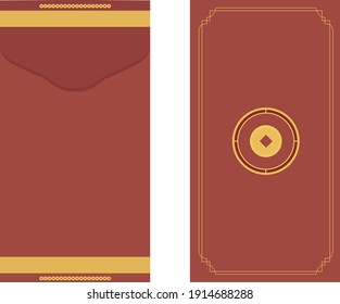 simple angpao vector design for celebrating Chinese New Year
