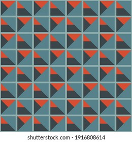 Simple angular seamless pattern for web, advertising, textiles, prints and any design projects. Geometric shapes will decorate any surface or thing and make it attractive.