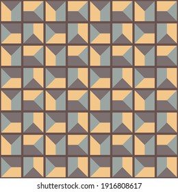 Simple angular seamless pattern for web, advertising, textiles, prints and any design projects. Geometric shapes will decorate any surface or thing and make it attractive.