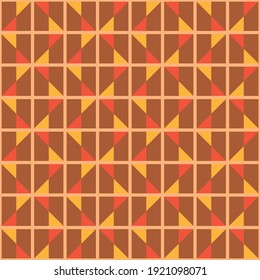 Simple angular seamless pattern for web, advertising, textiles, prints and any design projects. Geometric shapes will decorate any surface or thing and make it attractive.