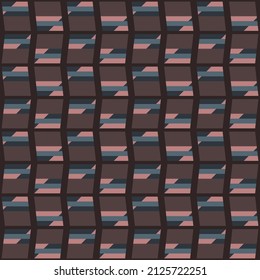 Simple angular seamless pattern for web, advertising, textiles, prints and any design projects. Geometric shapes will decorate any surface or thing and make it attractive.