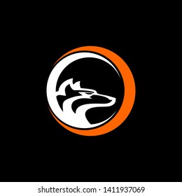 simple animal fox vector logo