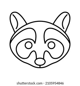 882 Outline racoon Images, Stock Photos & Vectors | Shutterstock