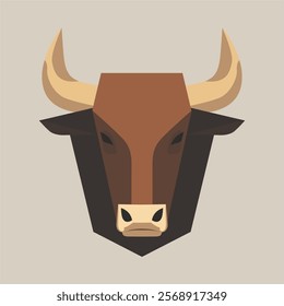 Simple animal head vector illustration