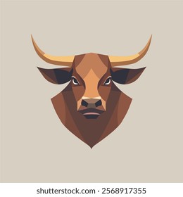 Simple animal head vector illustration