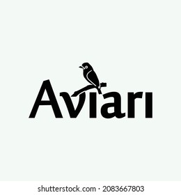 simple animal logo, aviari logo is a logo about nature and animals,