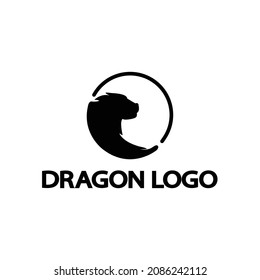 simple animal logo simple but cool dragon logo, to represent your brand in the future