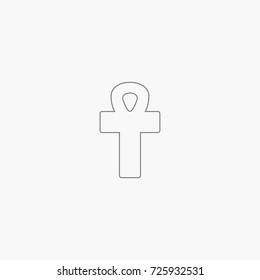 simple Ankh icon