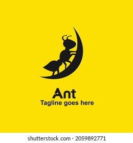 simple ant logo concept design