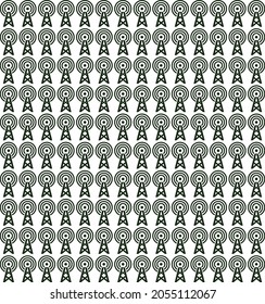 Patrón de antena simple y arte de fondo