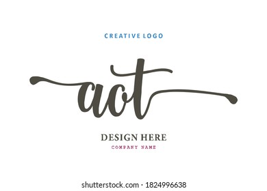 The simple AOT type logo is easy to understand and authoritative
