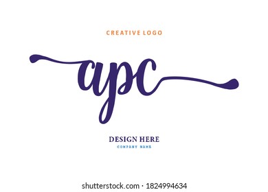 The simple APC typeface logo is easy to understand and authoritative