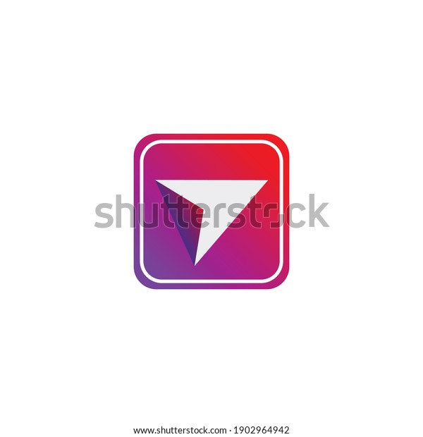 simple app fast\
delivery logo icon\
vector