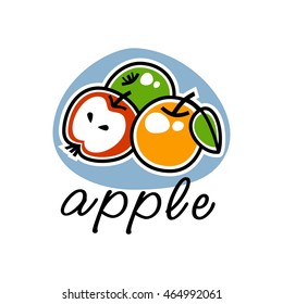 simple apple logotype