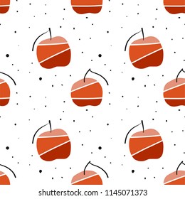 Simple apples pattern