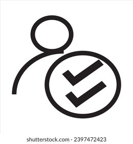 Simple approval related line vector icon It contains icons such as assurance, protection, accepted documents, quality checks.