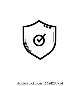 Simple of Approve Related Vector Line Icon