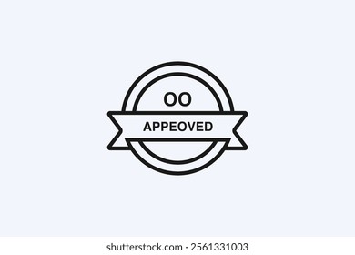 Simple Approved Icon for Branding or Website