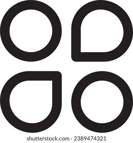 simple apps icon in basic essential package