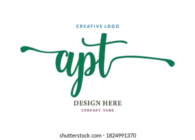 Das einfache Logo der APT-Schrift ist leicht verständlich und überzeugend