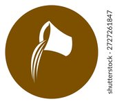 simple aquarius symbol logo vector