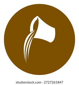 einfaches aquarius symbol logo vektor