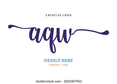 The simple AQW type logo is easy to understand and authoritative