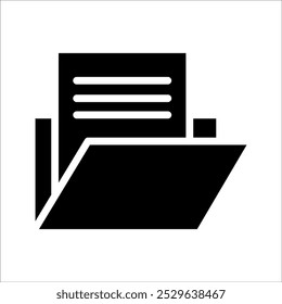 simple archive document vector icon design
