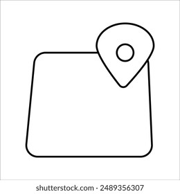 simple area vector icon design