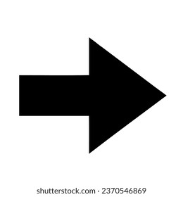 Simple arrow black colour design