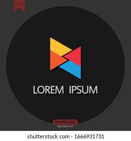 Simple Arrow concept logo icon template vector illustration design