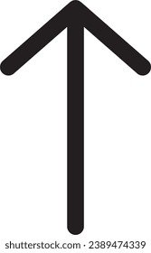 simple arrow icon in basic essential package