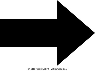 Icono de flecha simple flecha negra