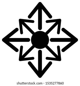 The simple arrow icon flat style for web design