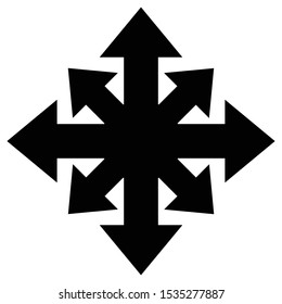 The simple arrow icon flat style for web design