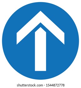The simple arrow icon flat style for web design
