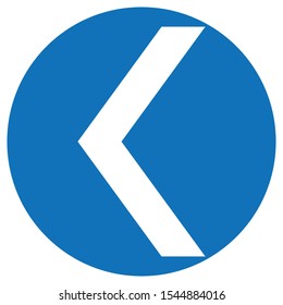 The simple arrow icon flat style for web design