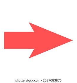 Simple arrow icon symbol illustration