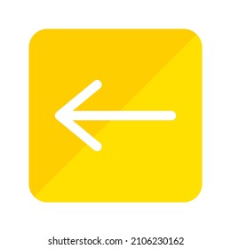 simple arrow icon using flat style with two colors