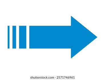 Simple arrow illustration icon image
