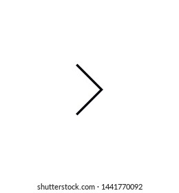 Simple arrow line icon. Stroke pictogram. Vector illustration isolated on a white background. Premium quality symbols. Vector sign for mobile app and web sites.