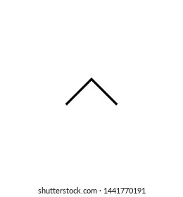 Simple arrow line icon. Stroke pictogram. Vector illustration isolated on a white background. Premium quality symbols. Vector sign for mobile app and web sites.