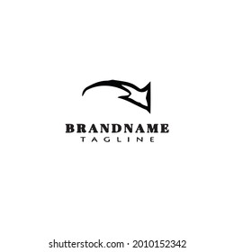 simple arrow logo template icon modern design vector illustration