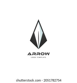 simple arrow logo vector design template illustration