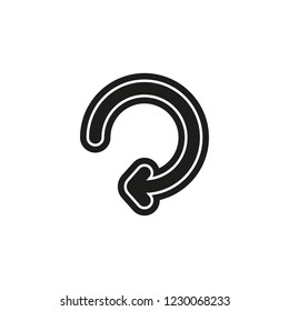 Simple Arrow Refresh Vector Icon