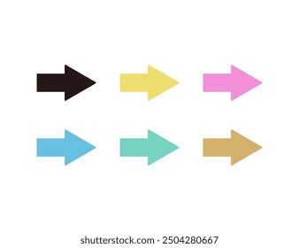 Simple Arrow Set, 6 Types