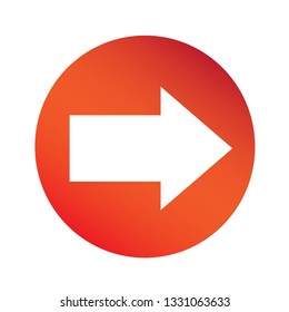 simple arrow sign icon
