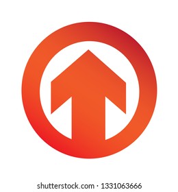simple arrow sign icon